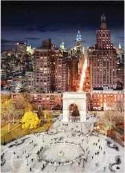 Puzzle Galison Washington Square Park giorno e notte 1000 pezzi