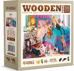 Puzzle in legno WOODEN CITY Cuccioli birichini 505 pezzi