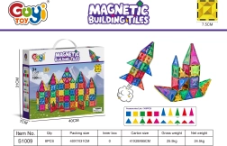 Costruzioni magnetiche da 100 pezzi