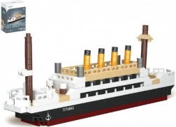 Set di costruzione mini Titanic in plastica