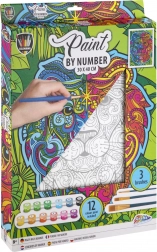 Grafix Dipingere con i Numeri: Leone, Tela su Cornice 30x40cm