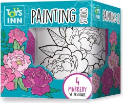 Tazza in ceramica da colorare con motivo peonia