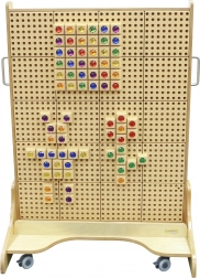 Lavagna STEM autoportante in legno MASTERKIDZ