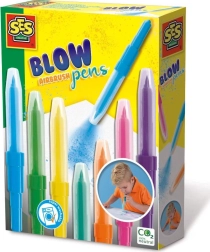 Pennarelli a soffio SES – set da 7 colori