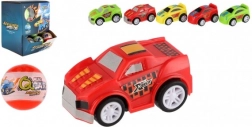 Sfera a sorpresa con auto in plastica 5 cm a retrocarica