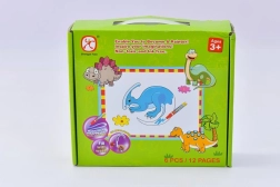 Puzzle Mac Toys Dinosauri con Pittura ad Acqua