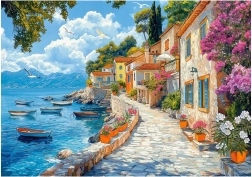 Puzzle Passeggiata Mediterranea 500 pezzi CASTORLAND