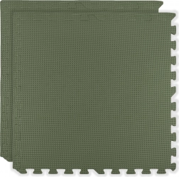 Tappetino in schiuma HUMBI 120×60, grandi puzzle impermeabili, sicuro, 2 pz, kaki