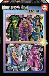 Puzzle Educa Monster High 2×100 pezzi