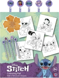 Lilo e Stitch libro da colorare con pastelli