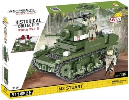 Set di costruzione carro armato M3 Stuart – 511 pezzi