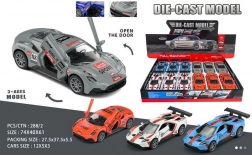 Auto in metallo a retrocarica 12 cm