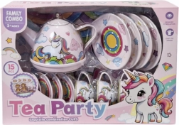 Set da tè per bambini con motivo unicorno (15 pz)