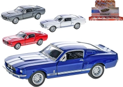 Modello in metallo dell'auto Ford Shelby GT500 1967 1:38 con porte apribili e meccanismo pull-back