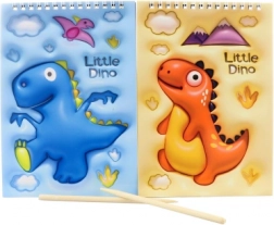 Quaderno da scratch dinosauro con rilegatura a spirale 14 × 20 cm