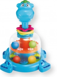Dinosauro con palline – carosello meccanico coloratissimo per bambini