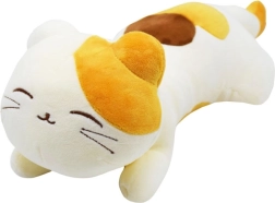 Gatto di peluche sdraiato 35 cm