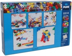 Set di costruzioni PLUS-PLUS Mini Mix 600 pz (basic/neon) + 2 basi
