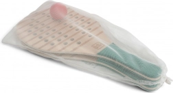 Racchette da spiaggia in legno con pallina per bambini e adulti