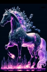 Pittura diamante Spirito del cavallo 30x40cm