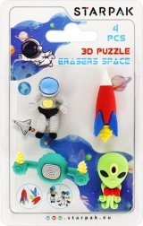Gomme Spazio – puzzle 3D creativi per bambini