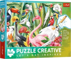 Puzzle 500 pezzi Uccelli del paradiso Trefl
