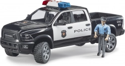 bruder pick-up fuoristrada della polizia ram con agente