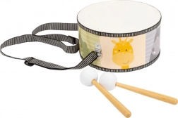 Small Foot tamburo per bambini Safari colorato con bacchette