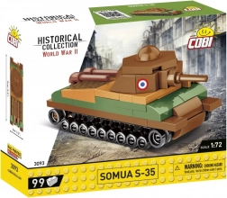 Set di costruzione COBI Historical Collection Somua S-35 1:72