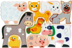Puzzle Fattoria per bambini 9 pezzi