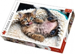 Puzzle 1000 pezzi - Gattino Felice Trefl
