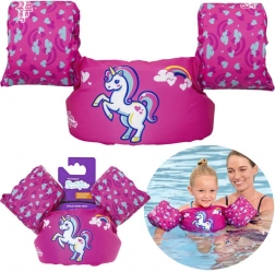 Cintura da nuoto per bambini con braccioli Puddle Jumper unicorno 15–30 kg