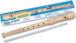 Flauto classico in legno bianco