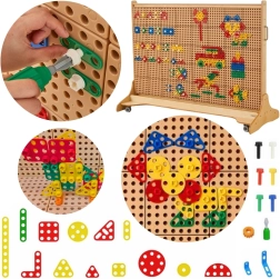 Masterkidz set di forme geometriche per pannelli STEM, 260 pezzi