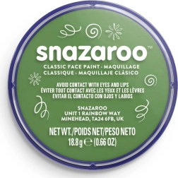 Colore per il viso Snazaroo verde prato 18ml