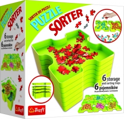 Ordinatore per puzzle con accessori 6 scatole Trefl
