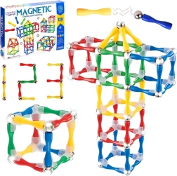 Costruzioni magnetiche 3D 128 pezzi XXL Woopie