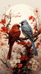 Pittura diamantata coppia 30 × 40 cm