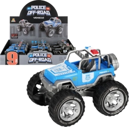 Auto della polizia fuoristrada – monster truck 13 cm