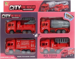 Auto dei Vigili del Fuoco a Retro