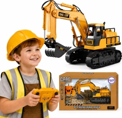 Escavatore cingolato radiocomandato WOOPIE con suoni e accessori