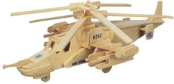 Puzzle 3D in legno Elicottero