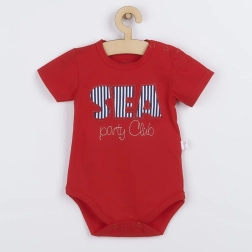 Body estivo per neonati Koala Sea Party rosso