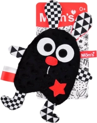 Giocattolo sensoriale frusciante con stellina – nero