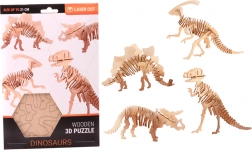 Puzzle 3D dinosauro in legno