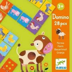 Djeco Domino Granja: Gioco educativo per bambini con animali