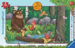 Puzzle Topo e Gruffalo di Ravensburger, 15 pezzi
