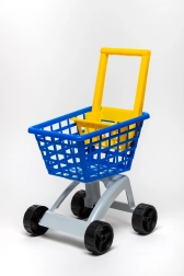 Carrello della spesa blu
