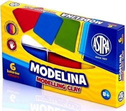 Pasta modellabile ASTRA 6×21 g – set di colori per creazioni creative