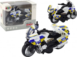Motocicletta della Polizia per Bambini a Frizione con Luci e Suoni